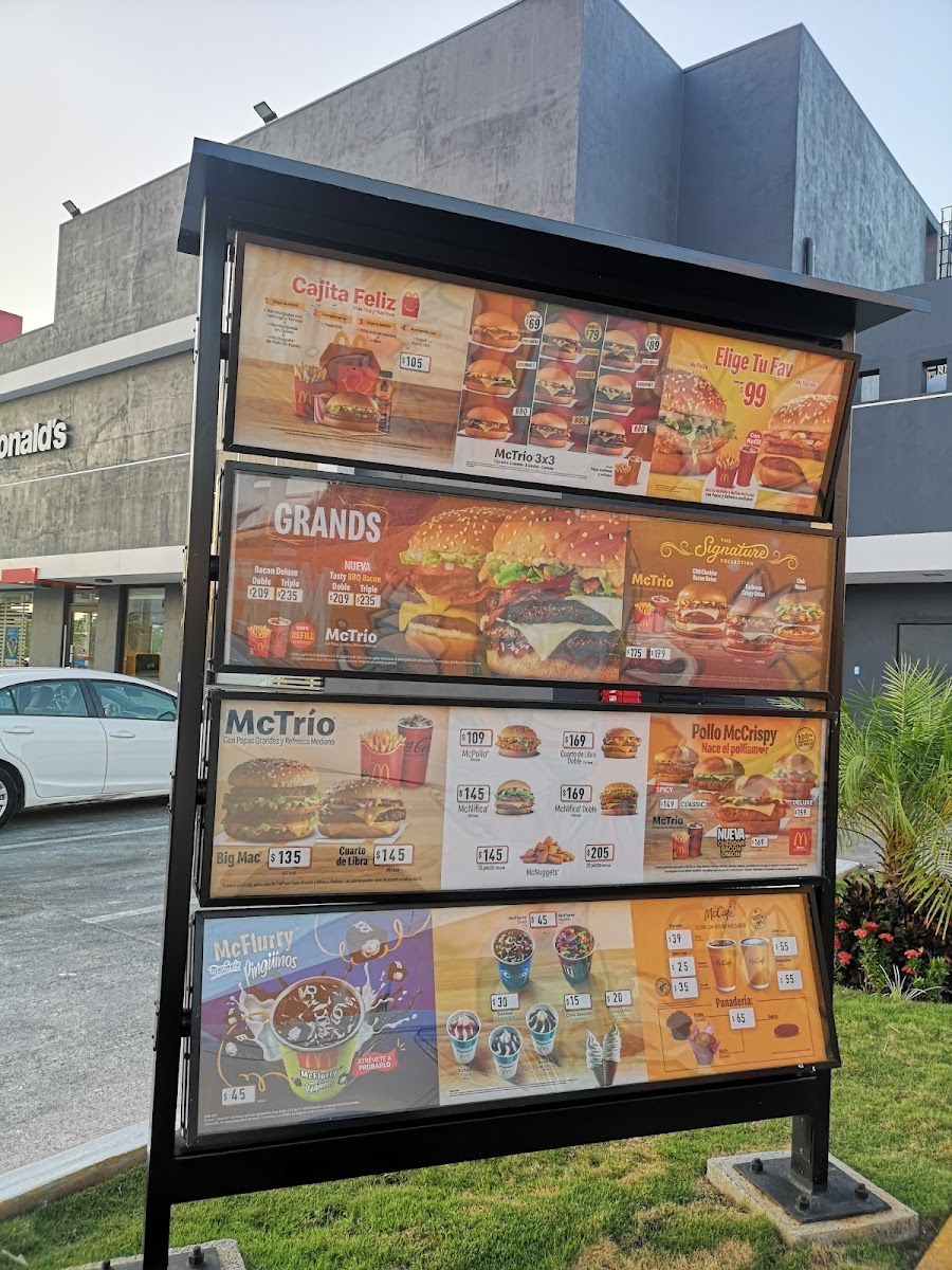 McDonald's Polígono Sur Menu - Image 1